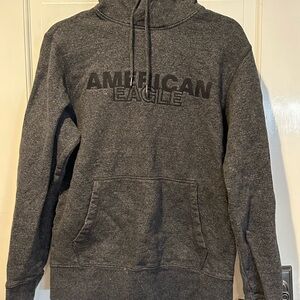 American Eagle Outfitters Charcoal Hoodie for Men